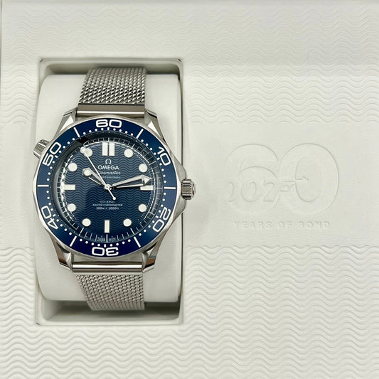 Pre-Owned Omega Seamaster 210.30.42.20.03.002 DIVER 300m Co-Axial Master Chronometer Bond Movie 60th Anniversary Model 42mm