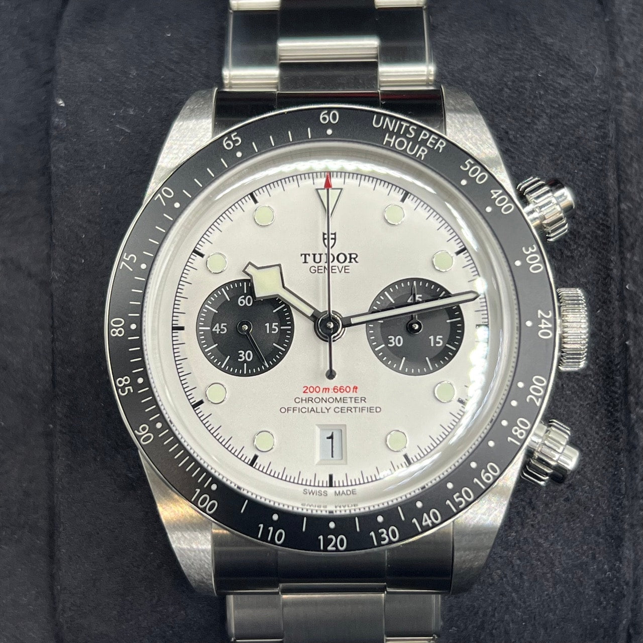 사전 소유 튜더 (튜더) 블랙 베이 크로노 M79360-N0002 41mm