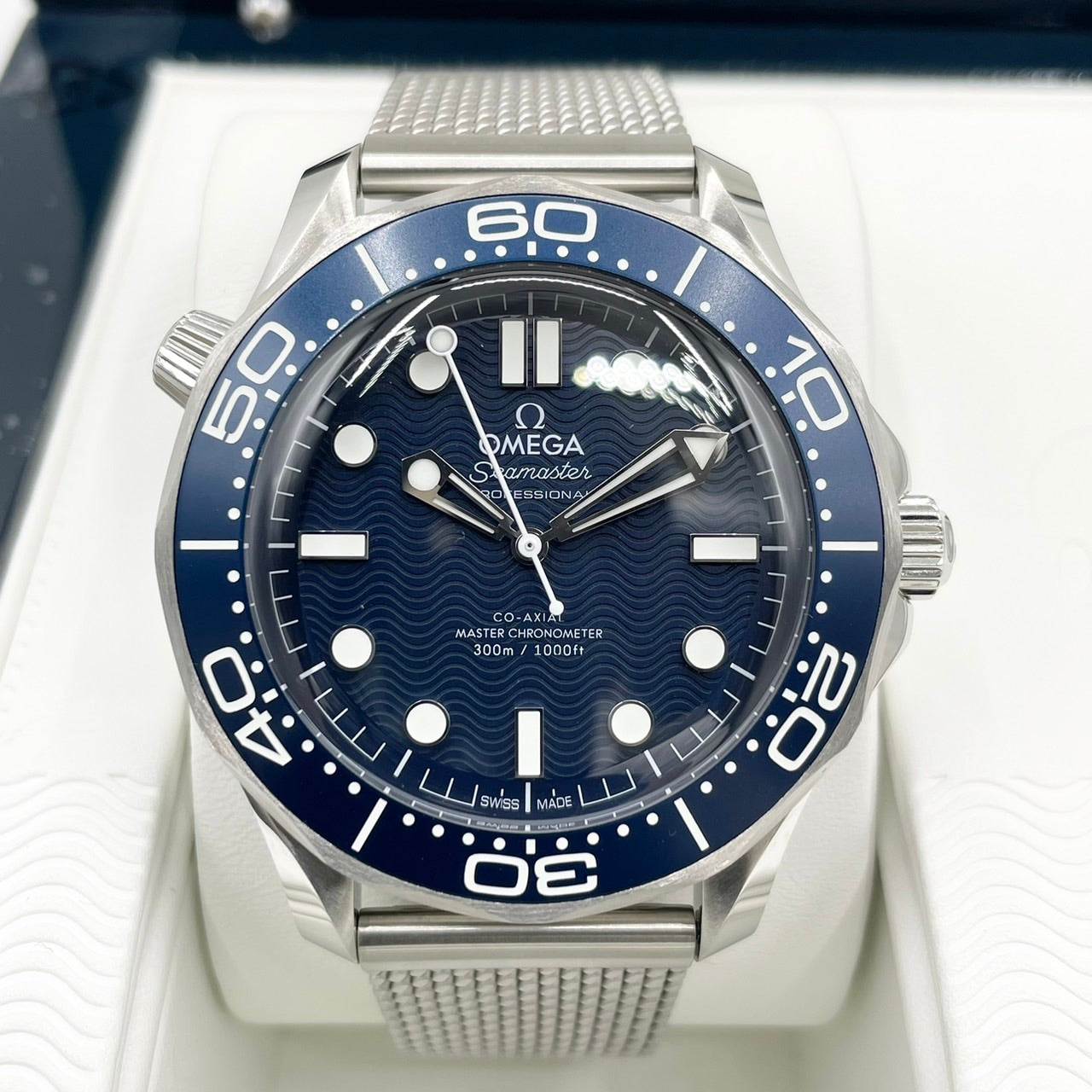 Pre-Owned Omega Seamaster 210.30.42.20.03.002 DIVER 300m Co-Axial Master Chronometer Bond Movie 60th Anniversary Model 42mm