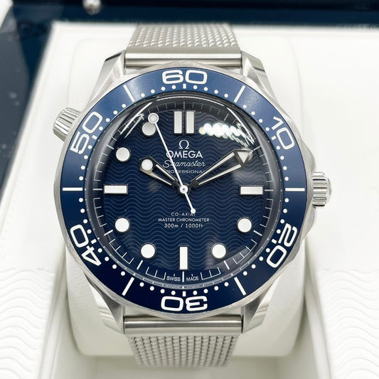 Pre-Owned Omega Seamaster 210.30.42.20.03.002 DIVER 300m Co-Axial Master Chronometer Bond Movie 60th Anniversary Model 42mm