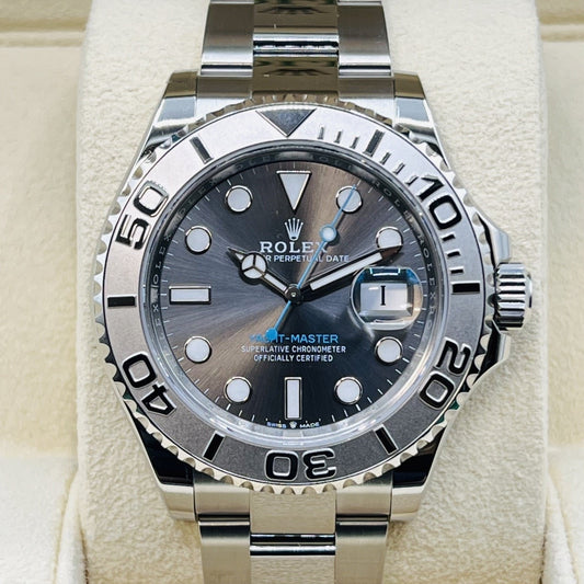 Pre-Owned Rolex Yachtmaster 126622 Oyster Bracelet Dark Rodium 40mm