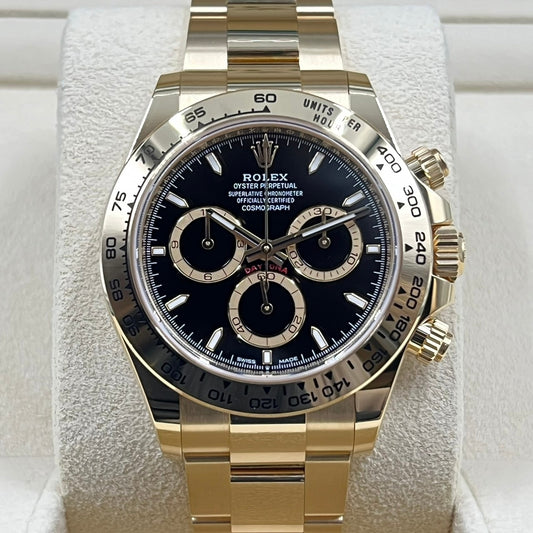 Pre-Owned Rolex Daytona 126508 Black x Champagne 40mm