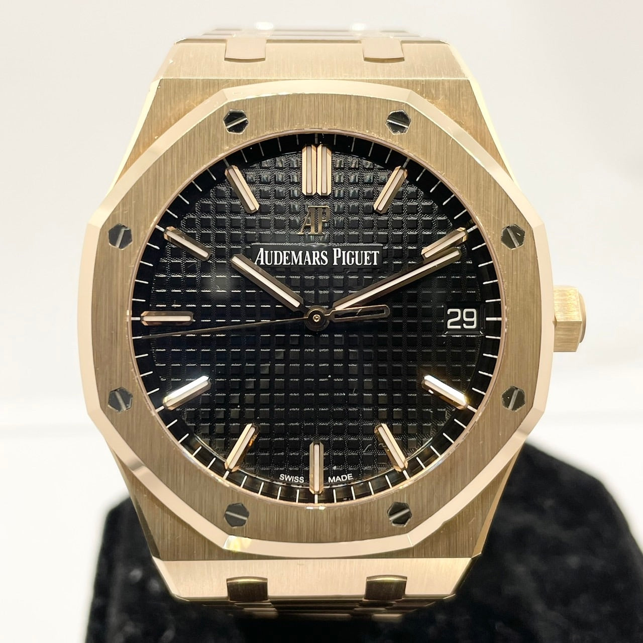 ★최종 가격★Audemars Piguet Royal Oak Pink Gold 15500or.oo.1220or.01 Black 41mm