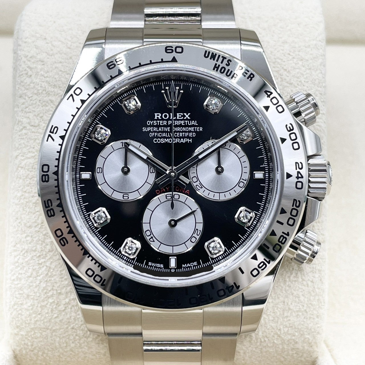 【2023 年新款】劳力士 Daytona 126509 亮黑钢镶钻 40mm