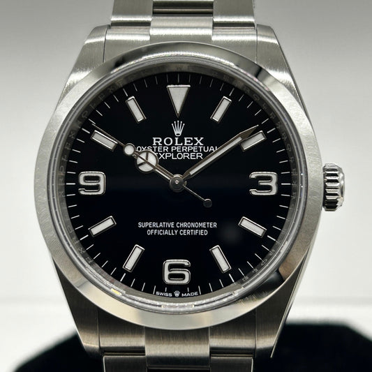 Pre-Owned Rolex Explorer I 124270 Black 36mm