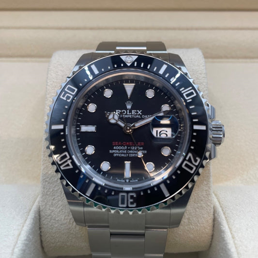 Pre-Owned Rolex Sea Dweller 126600 Oyster Bracelet Black 43mm