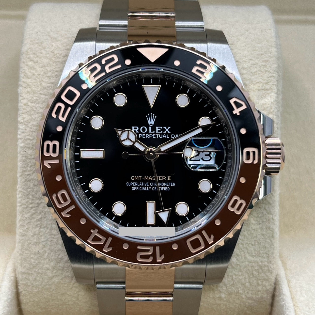 롤렉스 GMT 마스터 II 126711CHNR 굴 팔찌 40mm