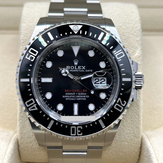 Pre-Owned Rolex Sea Dweller 126600 Oyster Bracelet Black 43mm