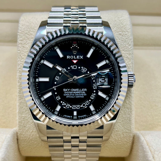 Pre-Owned Rolex Sky Dweller 336934 Black 42mm