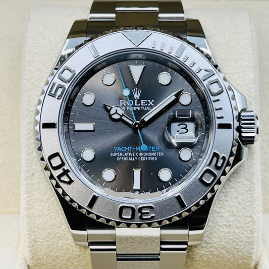 Pre-Owned Rolex Yachtmaster 126622 Oyster Bracelet Dark Rodium 40mm