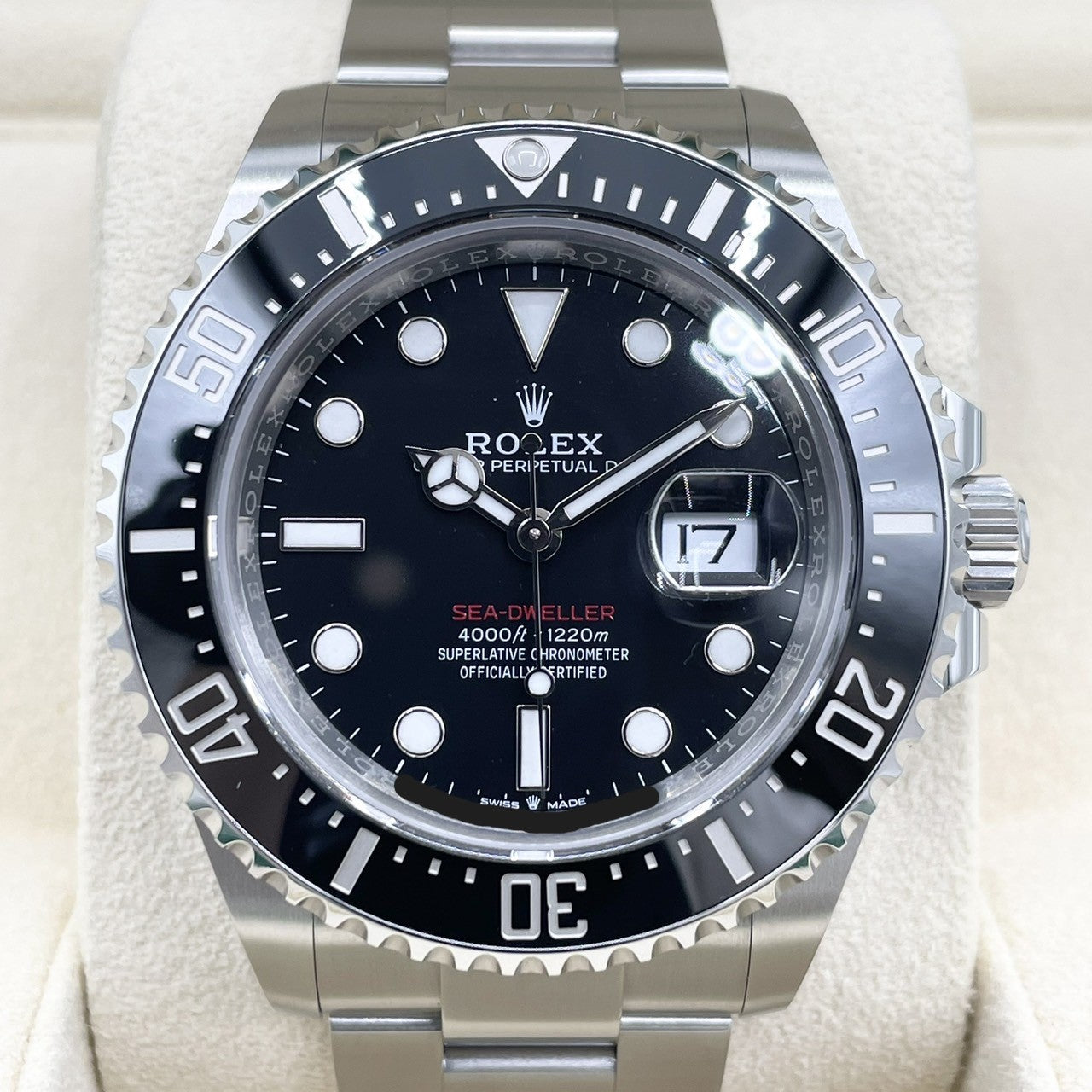 プレオウンド ロレックス シードゥエラー 126600 オイスターブレスレット ブラック 43mm