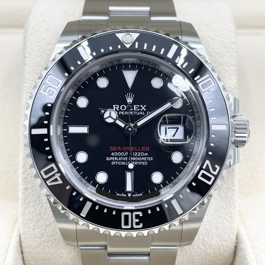 Pre-Owned Rolex Sea Dweller 126600 Oyster Bracelet Black 43mm