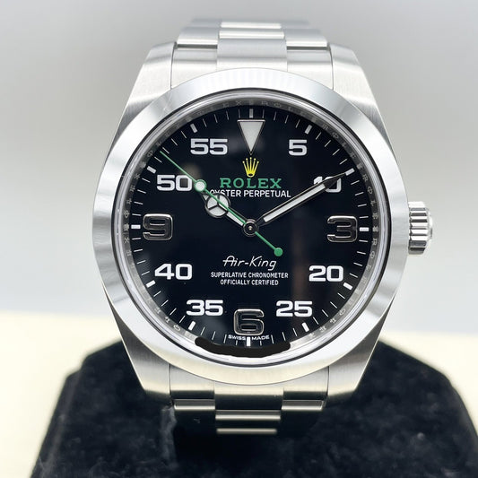 Pre-Owned [New pay! ! 】Rolex Air King 116900 Black 40mm