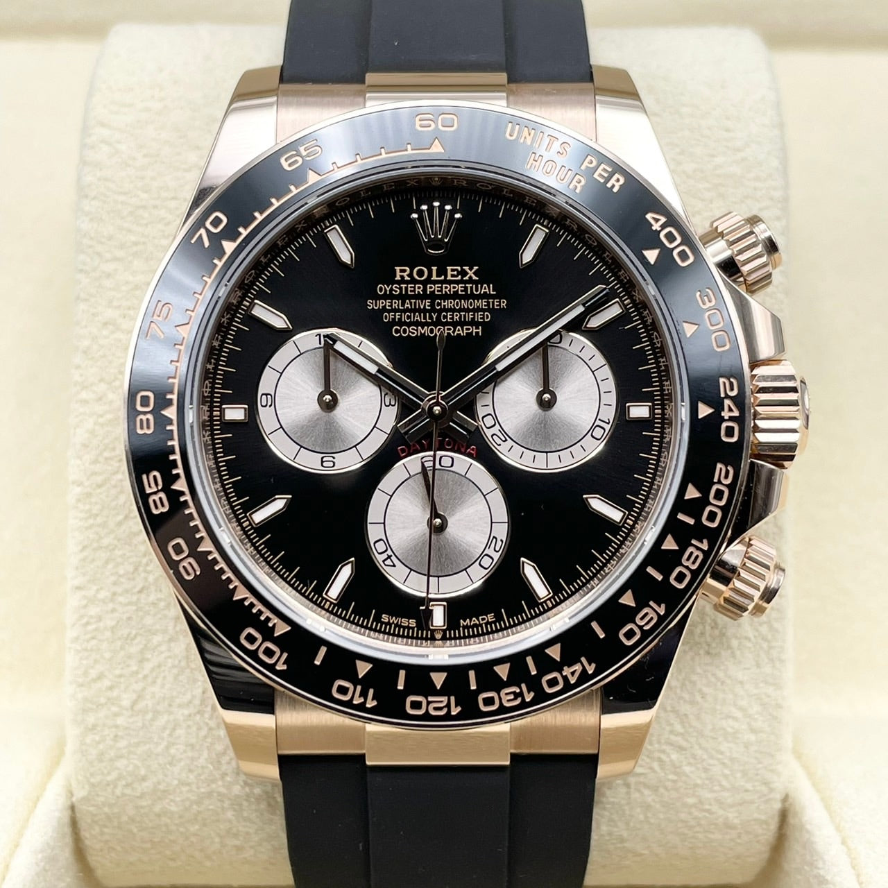 롤렉스 데이토나 126515LN Black & Sundust 40mm