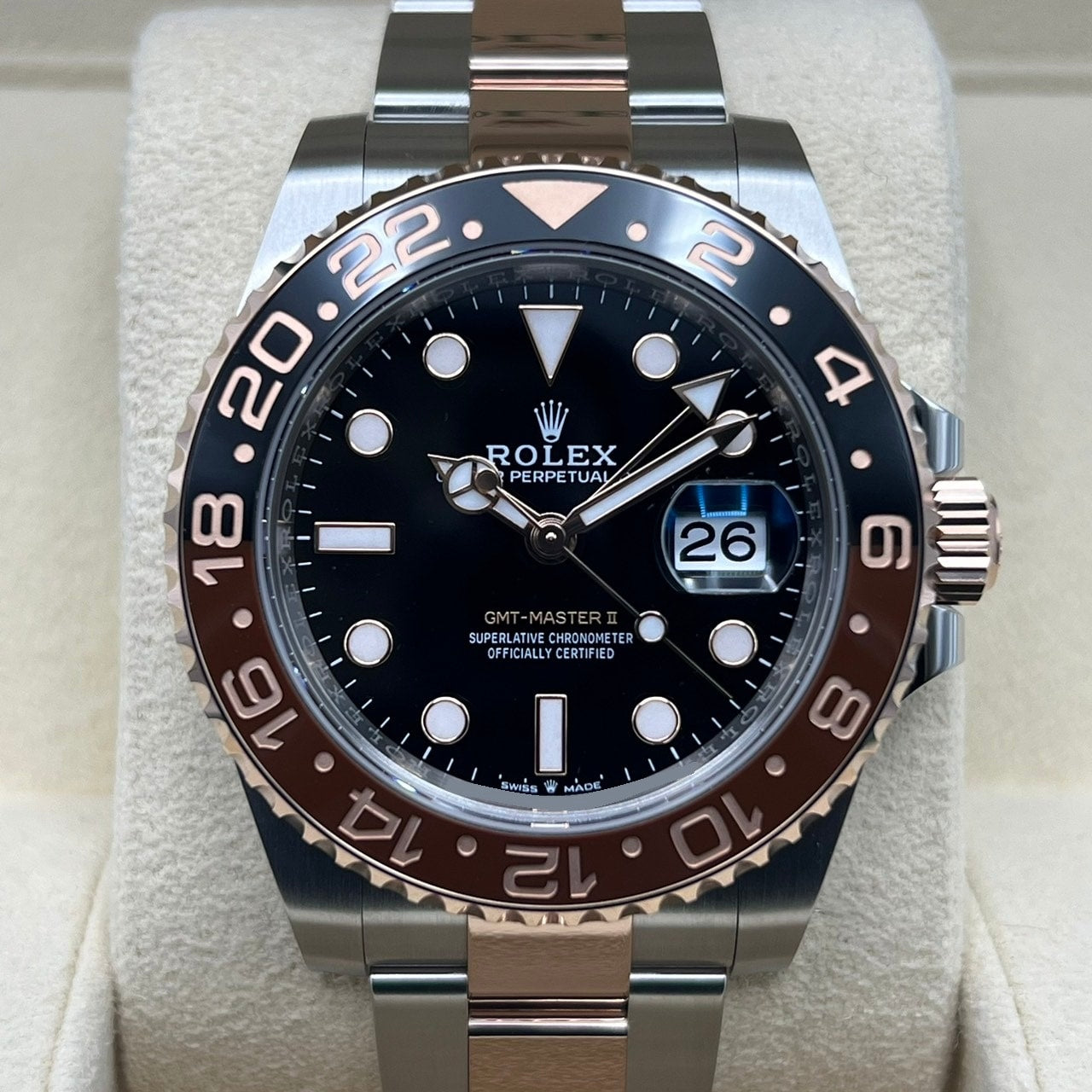 롤렉스 GMT 마스터 II 126711CHNR 검은 굴 팔찌