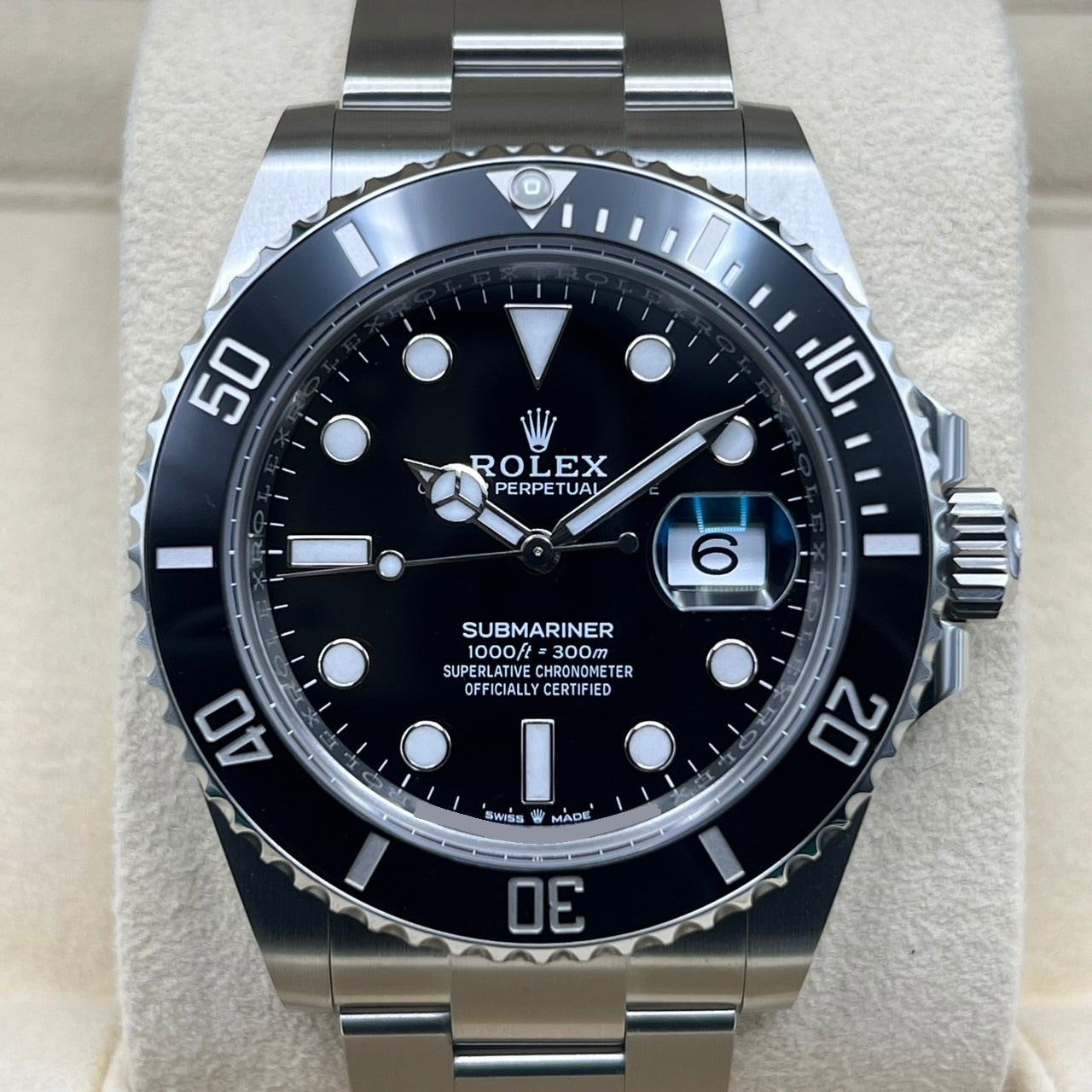 プレオウンド ロレックス サブマリーナデイト 126610LN ブラック 41mm オイスターブレス