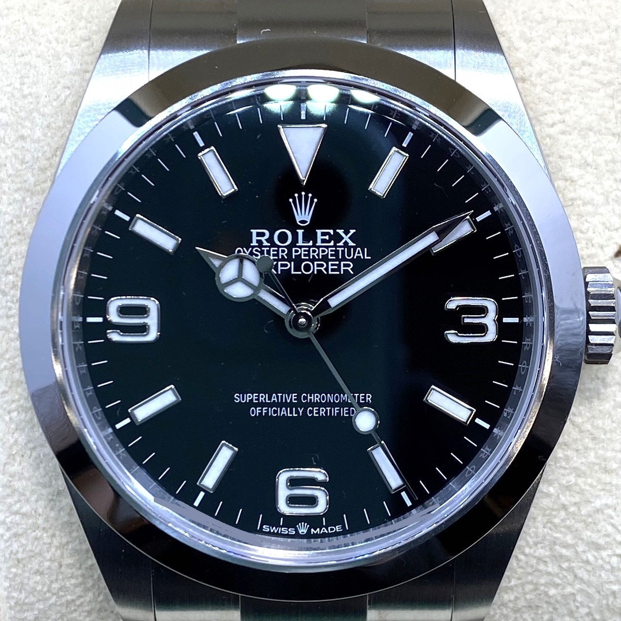 プレオウンド ロレックス エクスプローラー 224270 ブラック 40mm ステンレススチール