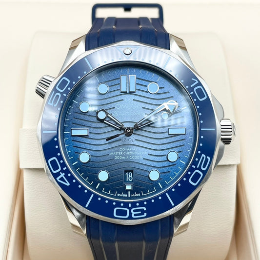 Pre-Owned Omega Seamaster 210.32.42.20.03.002 Blue 42mm