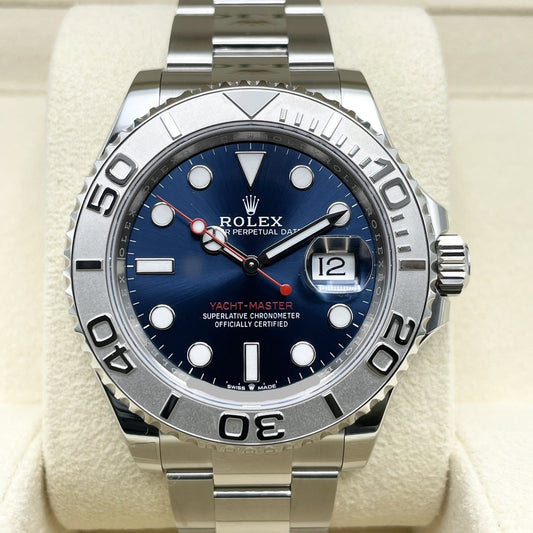 Pre-Owned Rolex Yachtmaster 126622 Oyster Bracelet Bright Blue 40mm