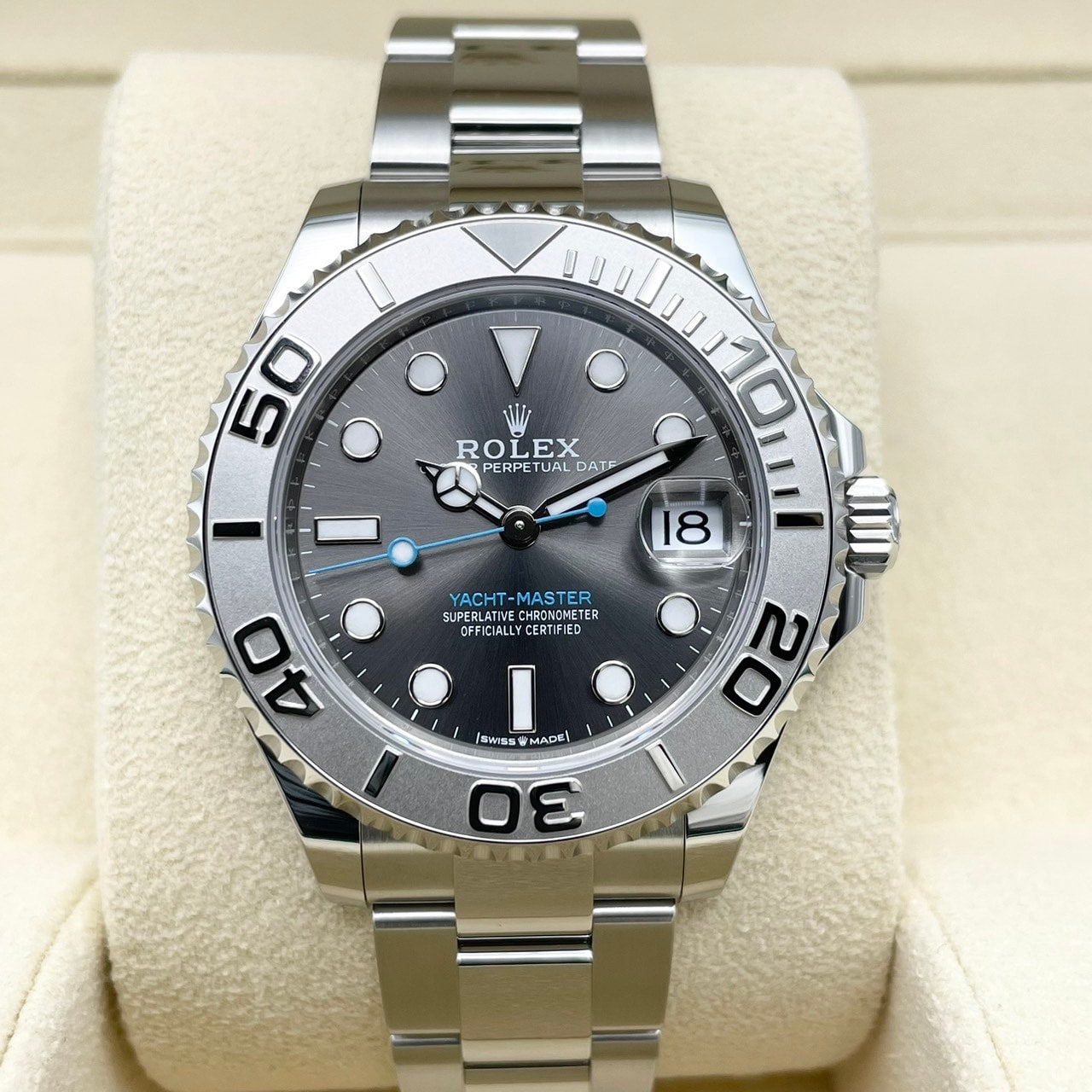 Rolex Yachtmaster 268622 Oyster Bracelet Dark Rodium 37mm