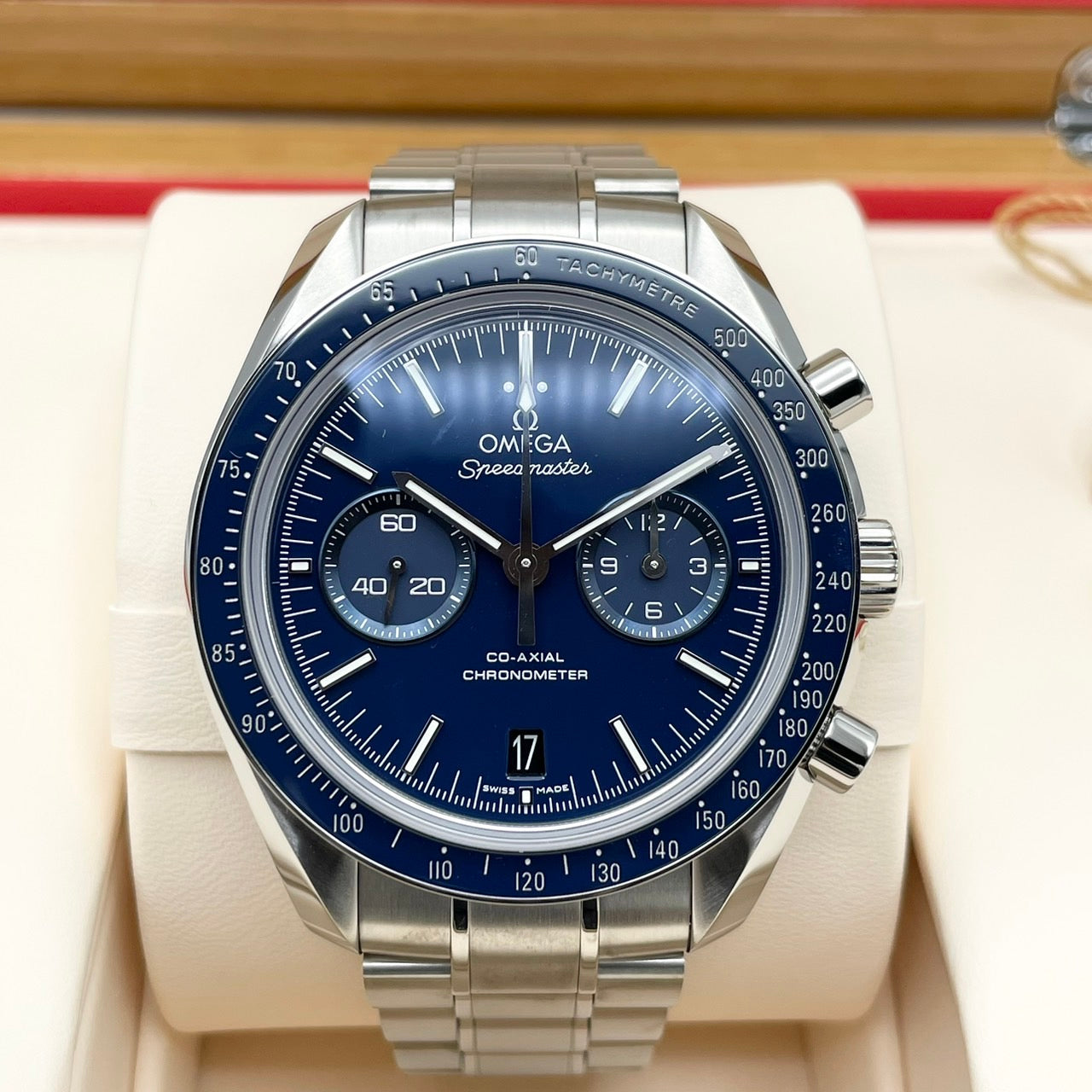 プレオウンド オメガ スピードマスター 311.90.44.51.03.001 ブルー 44mm