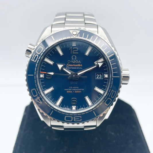 Pre-Owned Omega Seamaster PLANET OCEAN 600 M 215.30.44.21.03.00 1 Blue 43.5mm