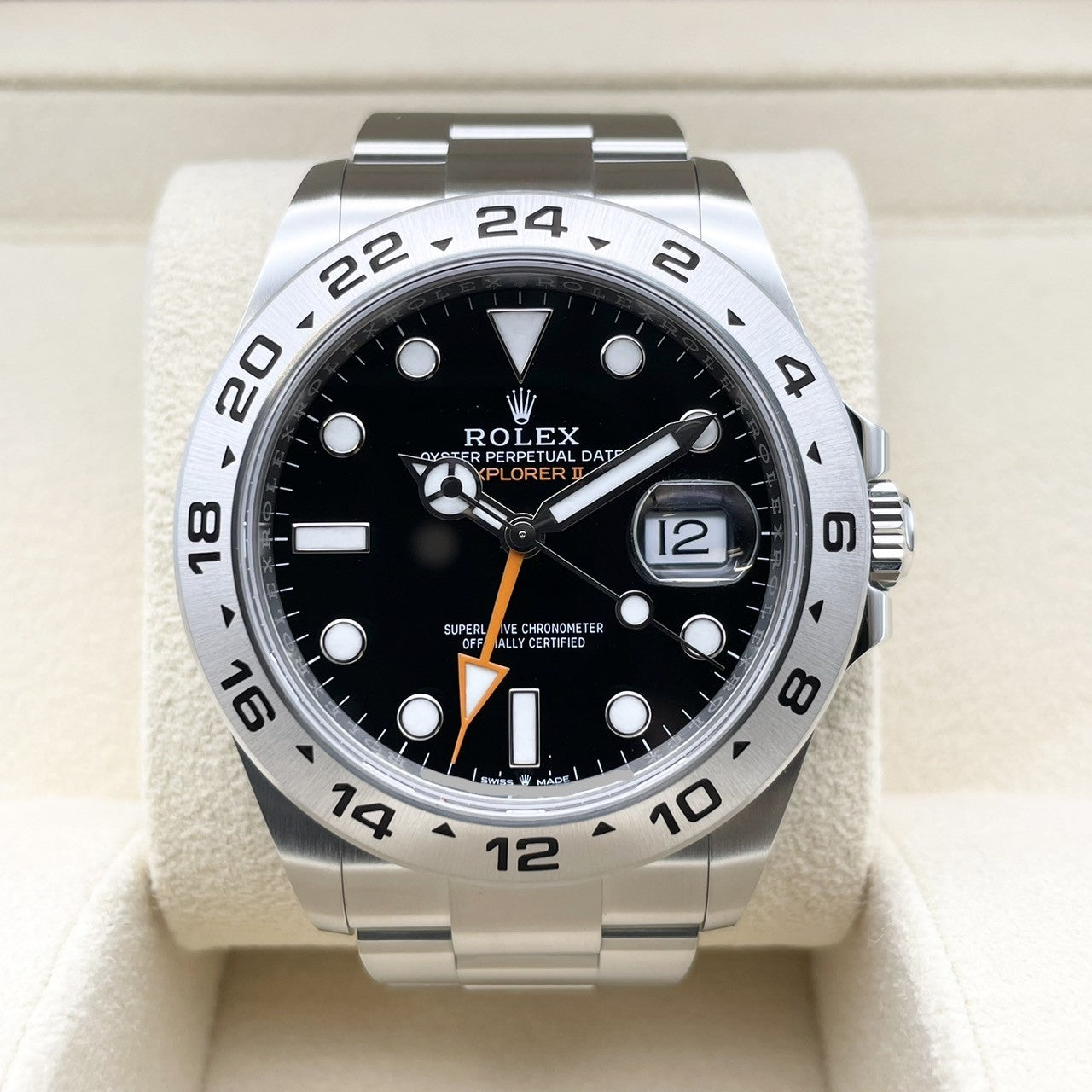 Pre-Owned Rolex Explorer II 226570 Oyster Bracelet Black 42mm