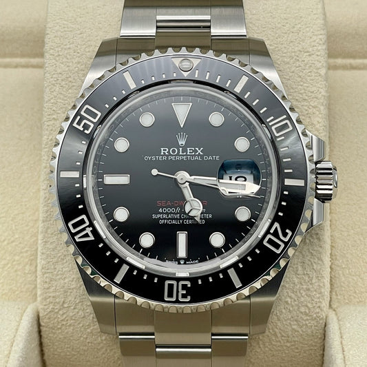 Pre-Owned Rolex Sea Dweller 126600 Oyster Bracelet Black 43mm