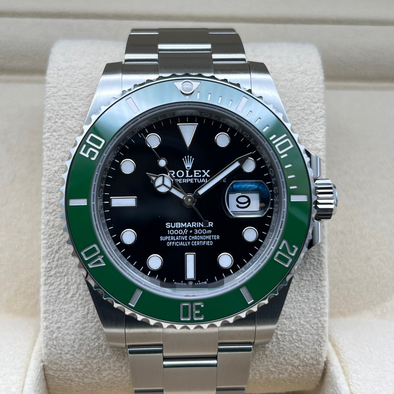 Pre-Owned [Summer preparation! Support price! Payment in May 2024! 】Rolex Submariner Date 126610LV Oyster Bracelet Black Green 41mm