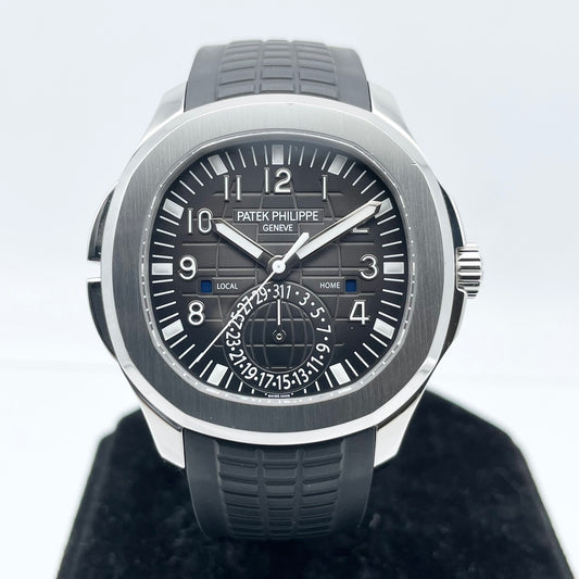 Pre-Owned Patek Philippe Aquanaut 5164A-001 Black Embossed 40.8mm