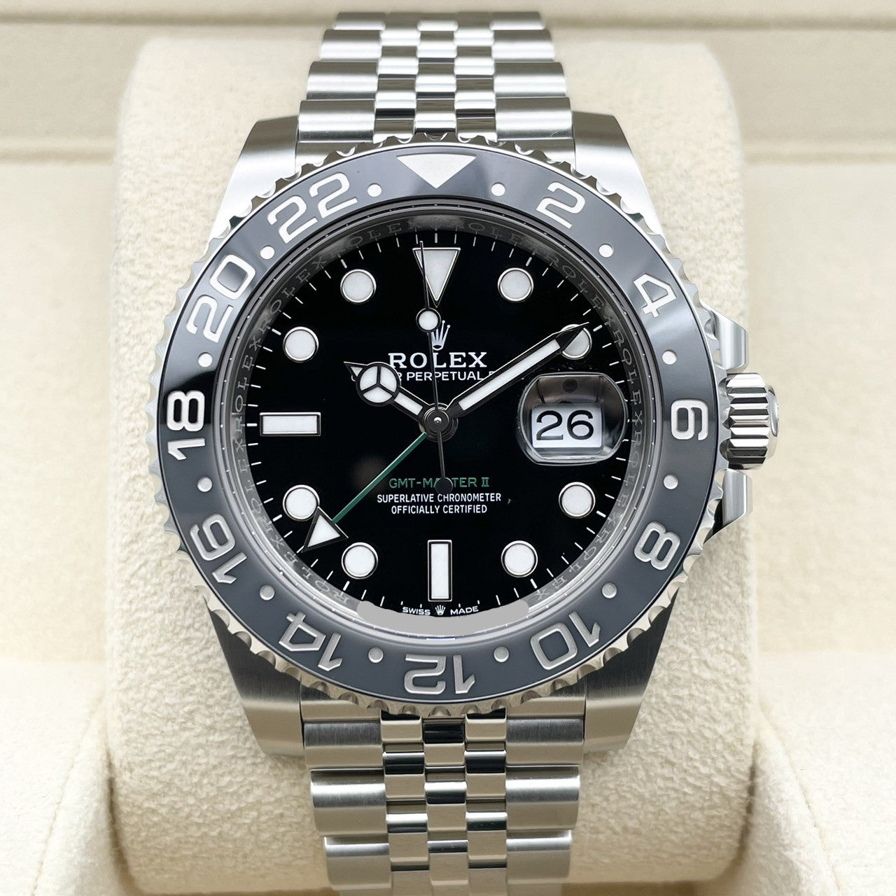 [2024 년의 새로운 릴리스! ! Rolex GMT Master II 126710Grnr Black 40mm