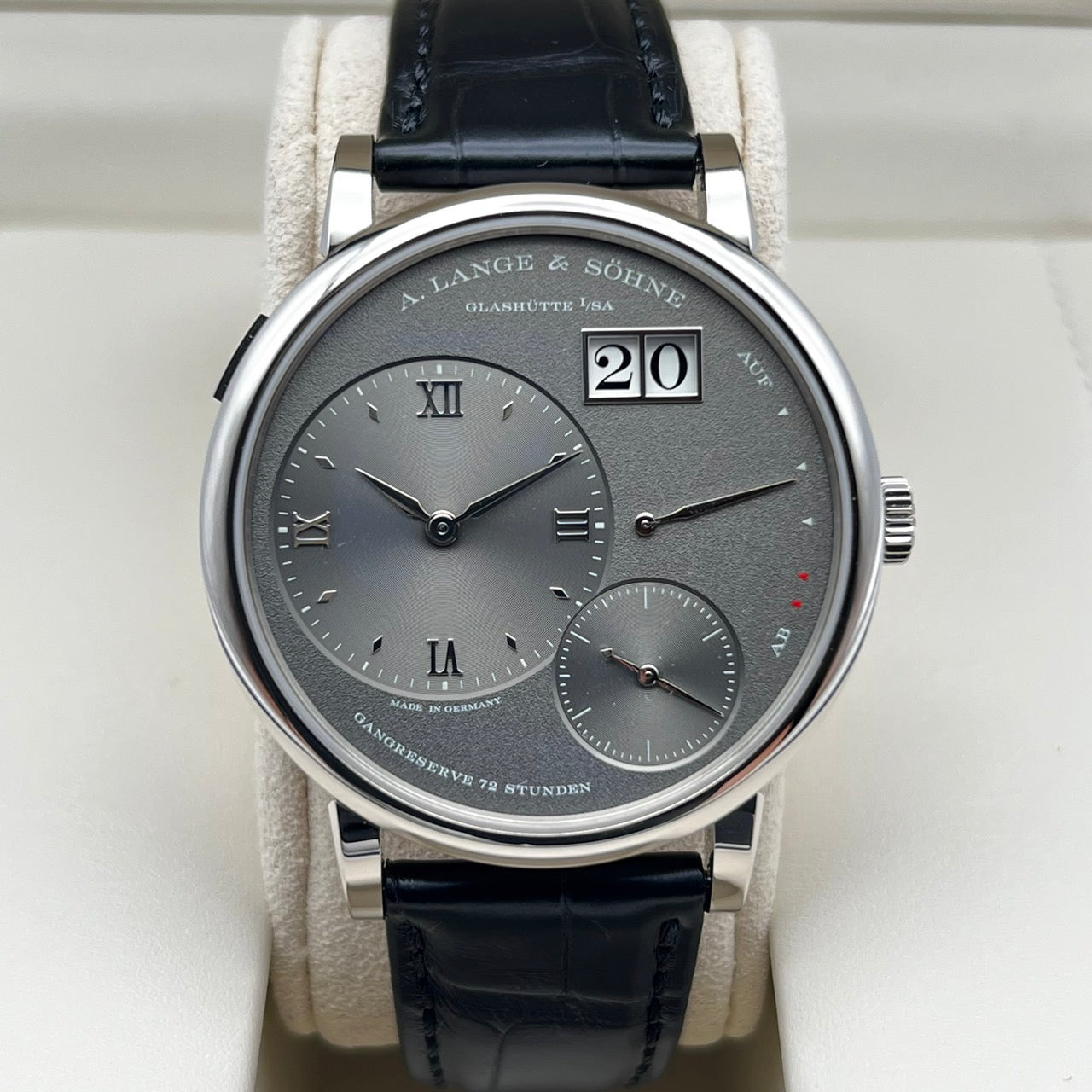 プレオウンド ランゲ&ゾーネ ランゲ1 137.038 ホワイトゴールド グレー 41mm