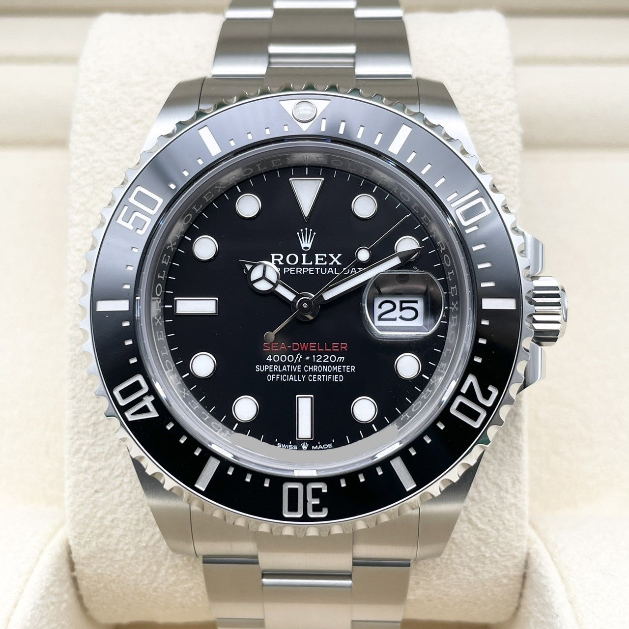 プレオウンド ロレックス シードゥエラー 126600 オイスターブレスレット ブラック 43mm
