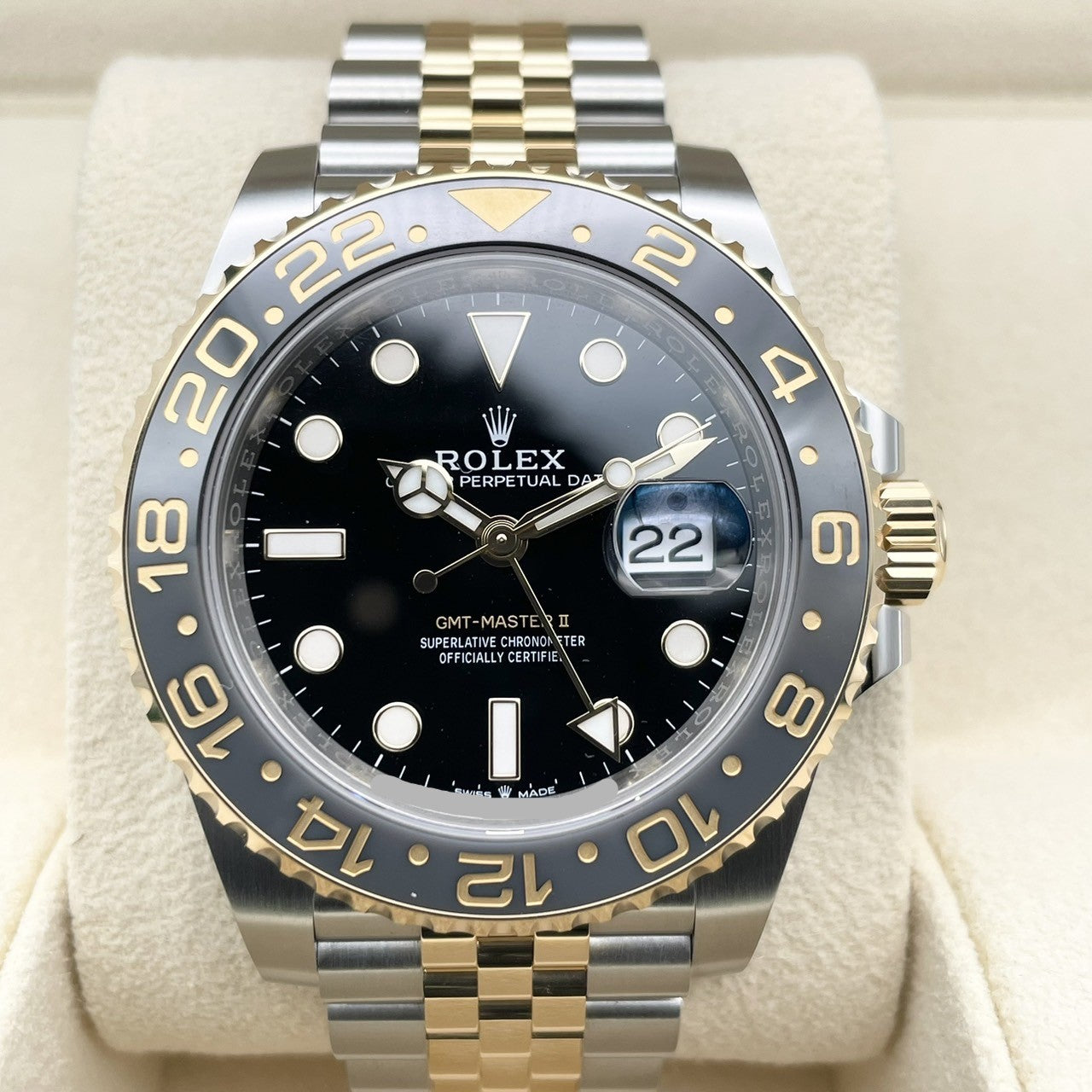Pre-Owned Rolex GMT Master II 126713GRNR Black 40mm