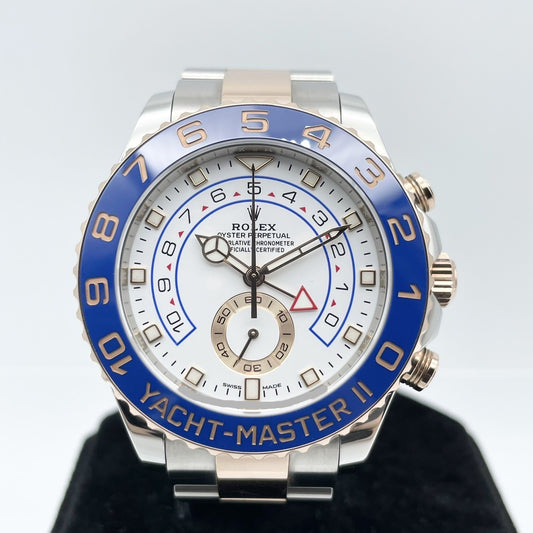Pre-Owned Rolex Yachtmaster II 116681 White 44mm