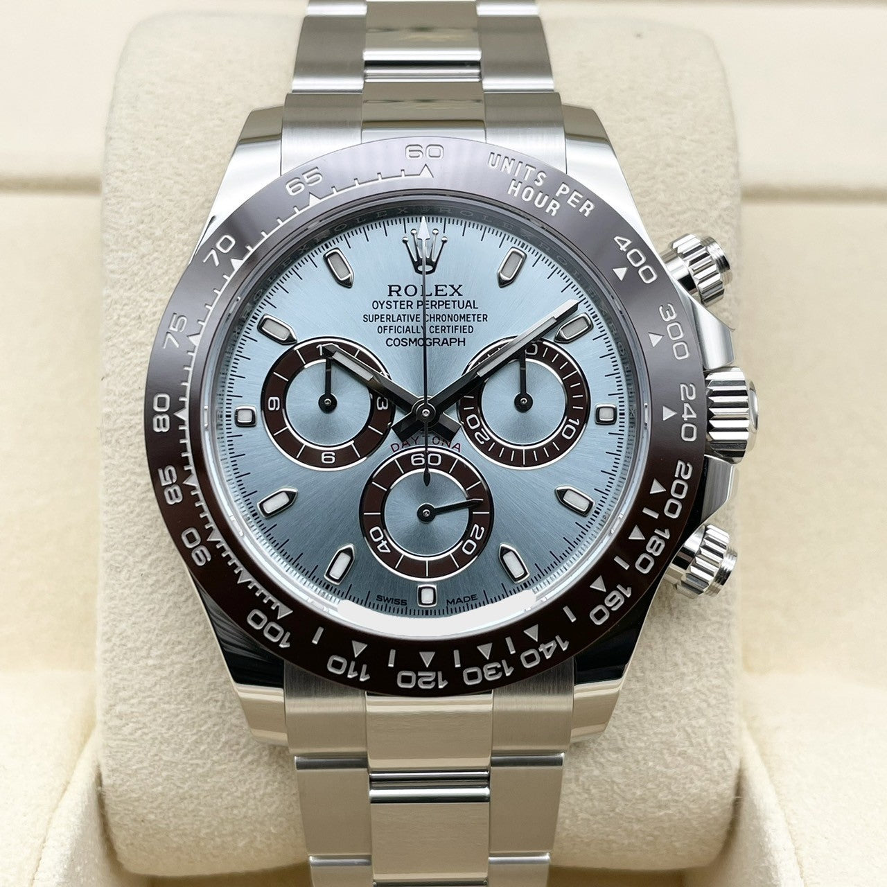 プレオウンド 【超希少 国内ギャラ22年4月未使用品】ロレックス デイトナ 116506 アイスブルー 40mm