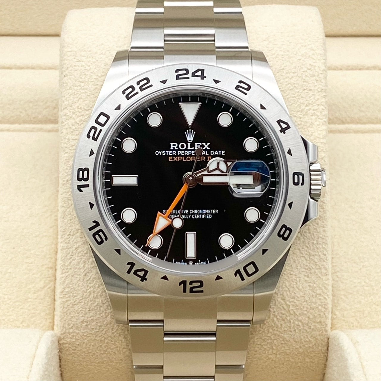 プレオウンド ロレックス エクスプローラーII 226570 オイスターブレスレット ブラック 42mm
