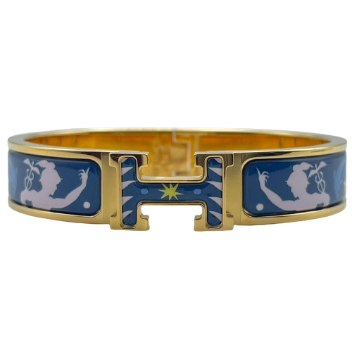 Pre-Owned Hermes Enamel Bracelet Click H