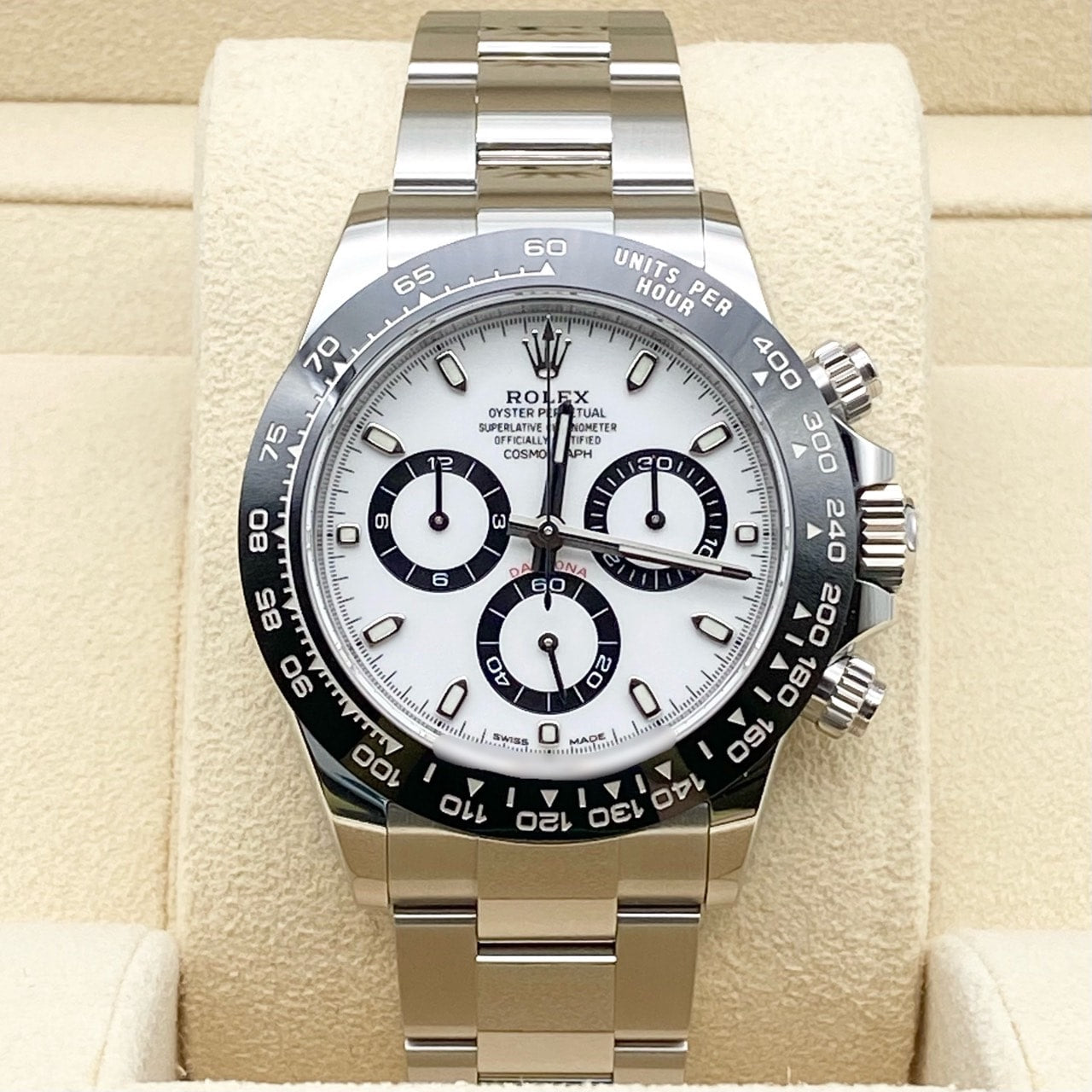プレオウンド ロレックス デイトナ 116500LN ホワイト オイスターブレス 40mm