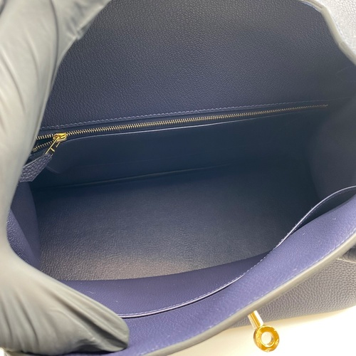 Hermes Birkin 35 Brunuit Togo Gold 하드웨어 W는 새겨 져 있습니다