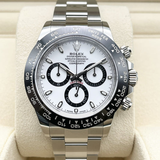 Pre-Owned Rolex Daytona 116500LN White Oyster Bracelet 40mm