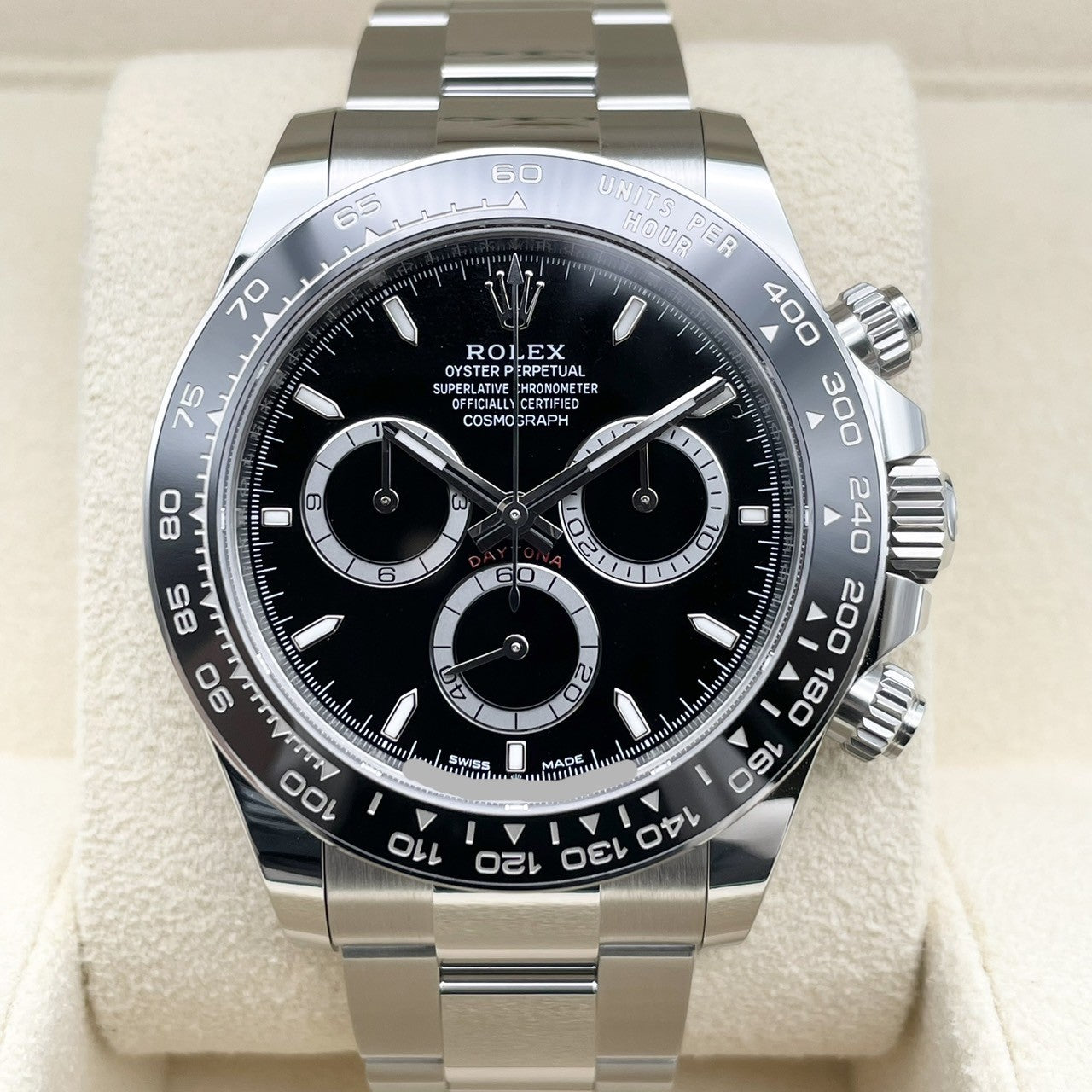 プレオウンド ロレックス デイトナ 126500LN ブラック 40mm ステンレススチール オイスターブレス