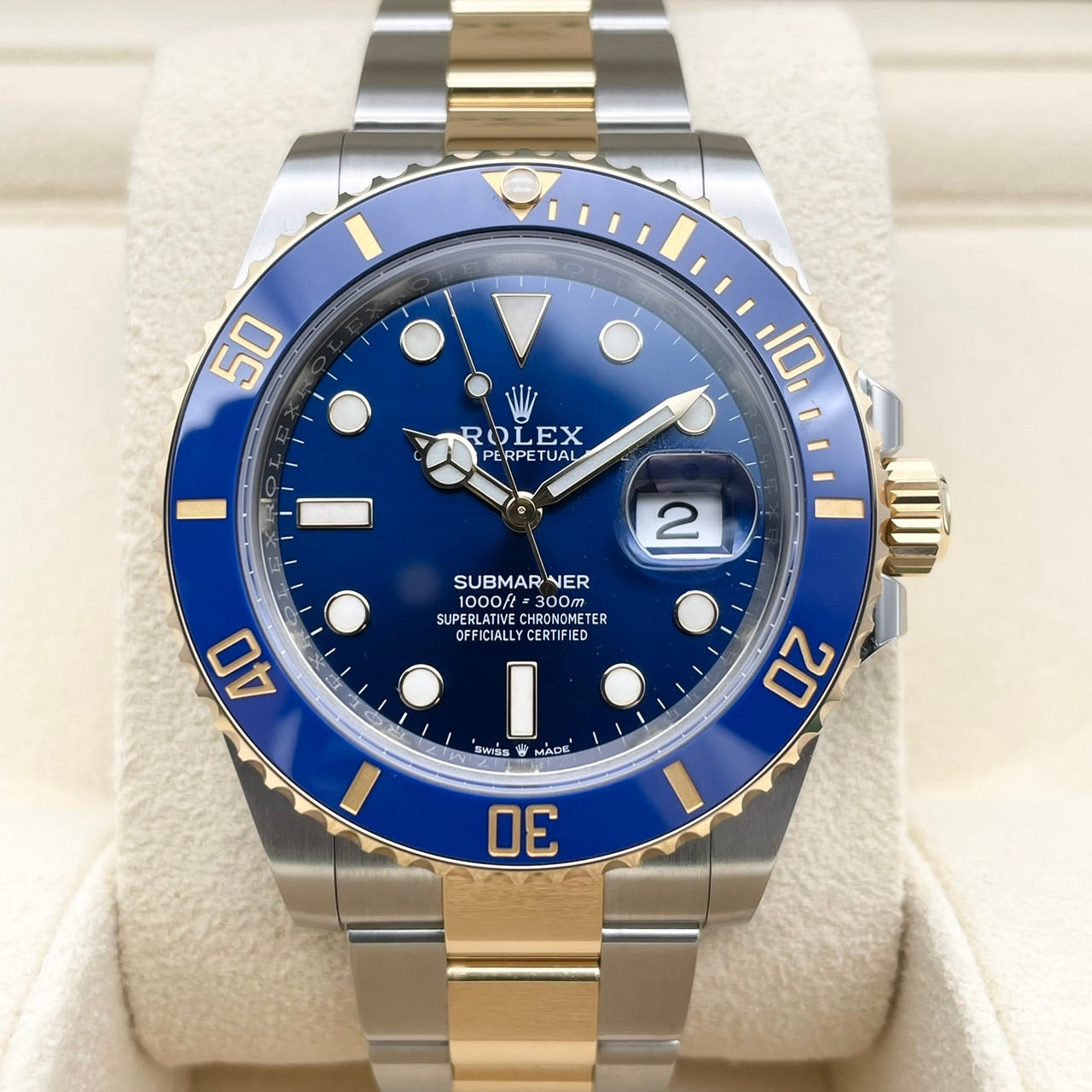 プレオウンド ロレックス サブマリーナ デイト 126613LB オイスターブレスレット ロイヤルブルー 41mm