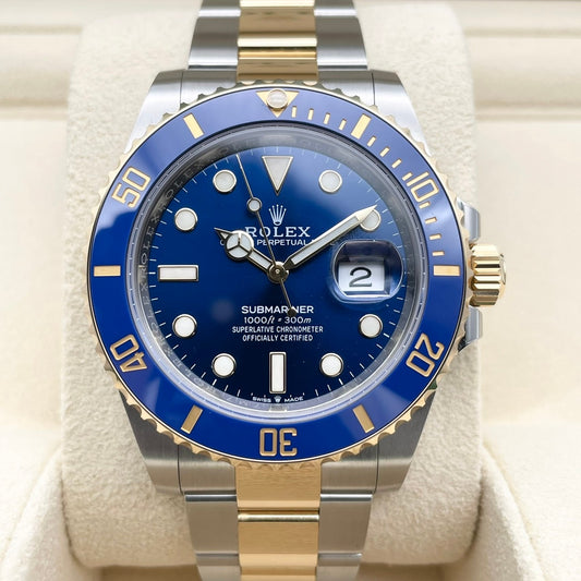 Pre-Owned Rolex Submariner Date 126613LB Oyster Bracelet Royal Blue 41mm