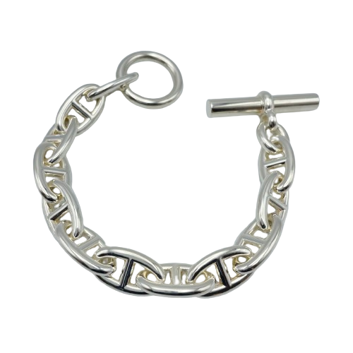 Hermes Chaine d'Ancre 手链 GM 925 银 12 节