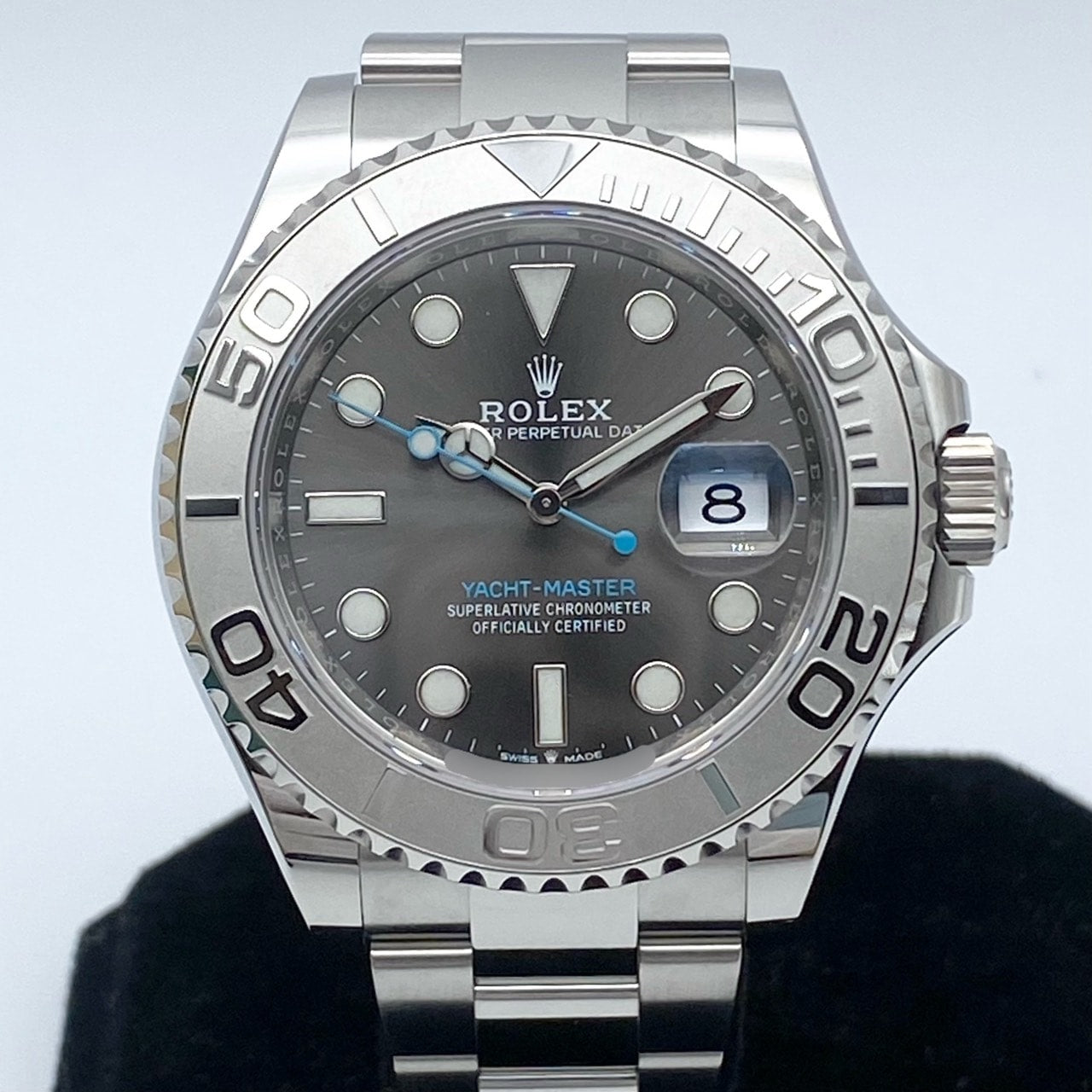 ヨットマスター 126622 オイスターブレスレット スレート(ダークロジウム) 40mm