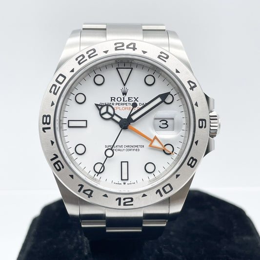 Pre-Owned Rolex Explorer II 226570 Oyster Bracelet White 42mm