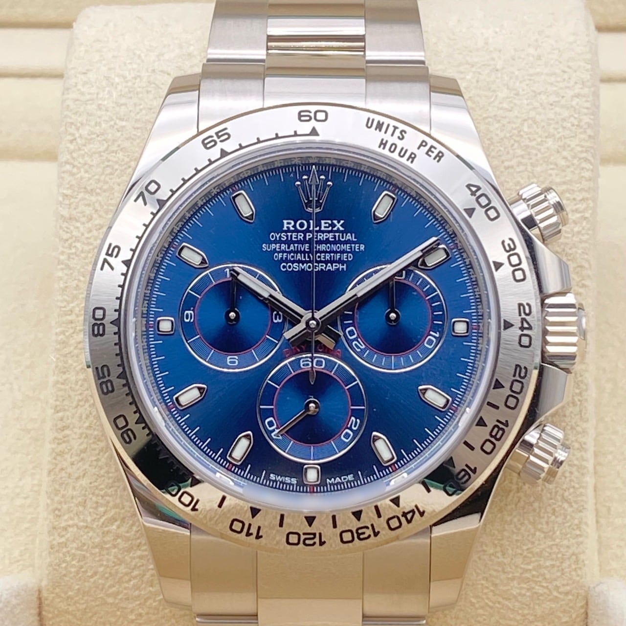 プレオウンド ロレックス デイトナ 116509 オイスターブレスレット ブルー