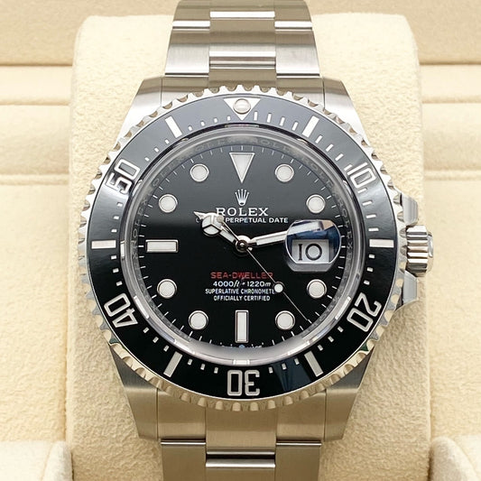 Pre-Owned Rolex Sea Dweller 126600 Oyster Bracelet Black 43mm