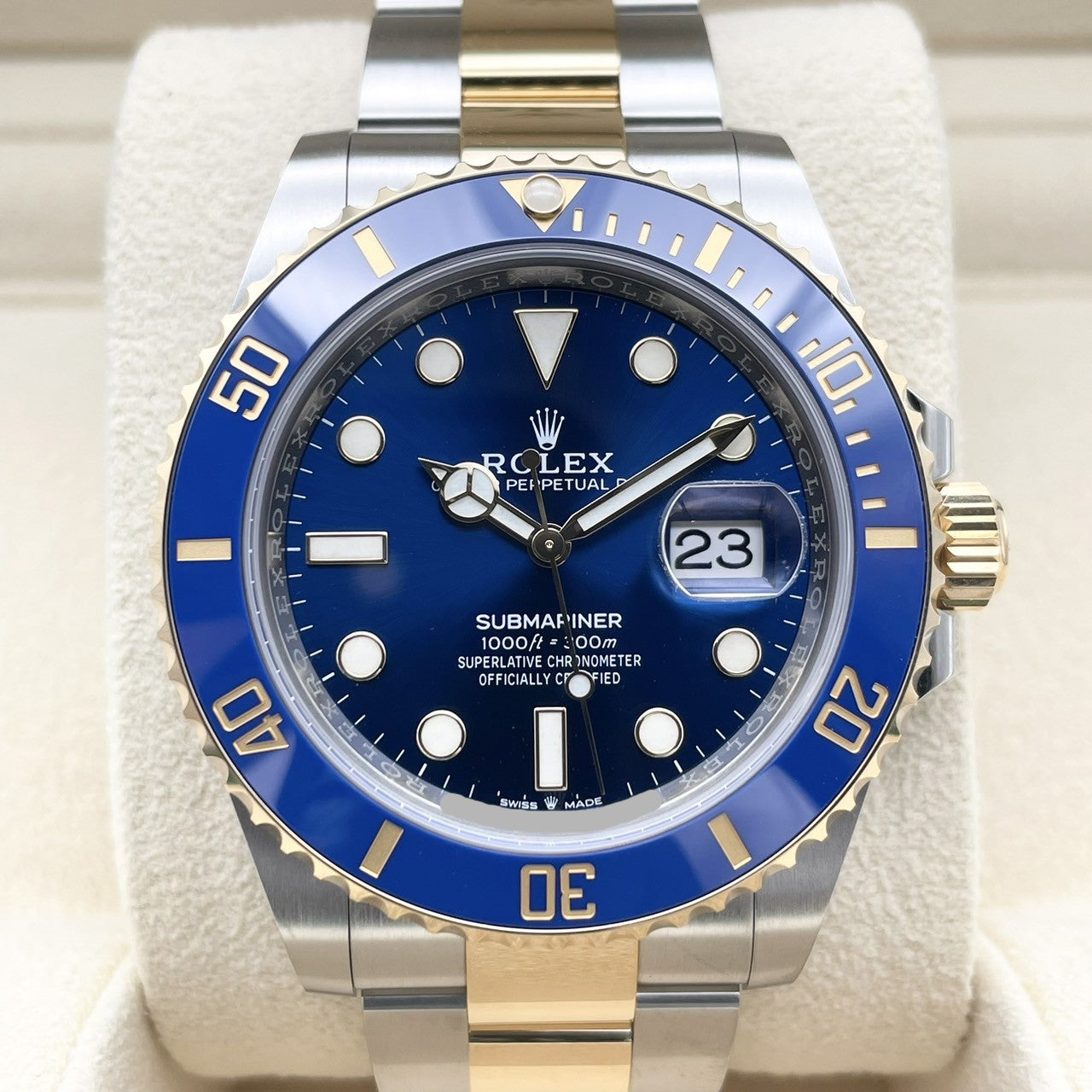 プレオウンド ロレックス サブマリーナ デイト 126613LB オイスターブレスレット ロイヤルブルー 41mm